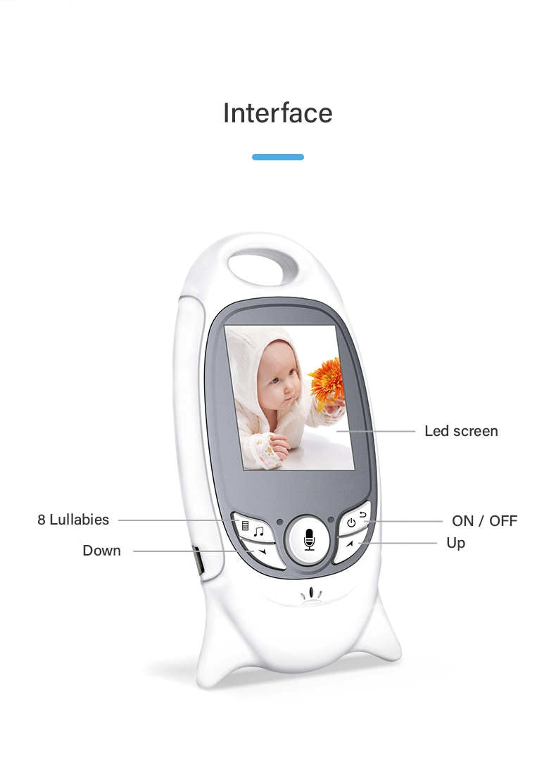 Two Way Audio Wireless WiFi Remote Baby Monitor Camera for Tuya APP Smart Home Security System Baby Monitor with Camera