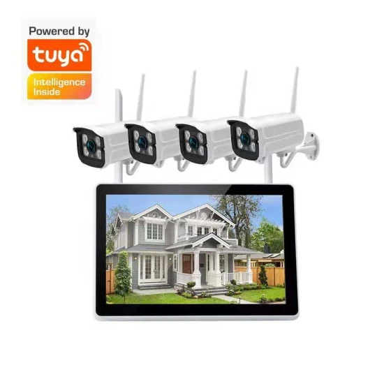 Tuya Wireless 8CH 2MP Водонепроницаемый комплект NVR Wi-Fi Домашняя камера безопасности